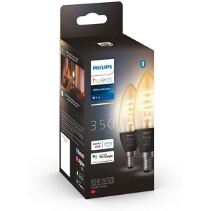 8719514411869 Philips Hue White Ambiance Filament žiarovka sviečka E14 4,6W/300lm 2200-4500K 2-set 8719514411869 Philips Hue White Ambiance Filament žiarovka sviečka E14 4,6W/300lm 2200-4500K 2-set