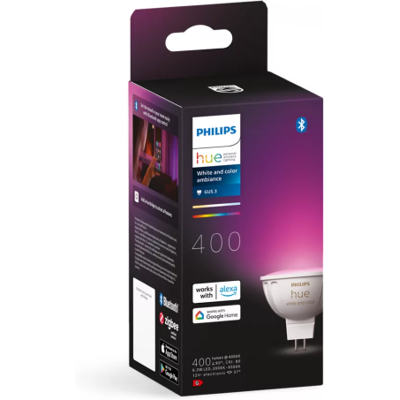Philips Hue White and color ambiance 8719514491403 LED žiarovka GU5,3 MR16 6,3W/400lm 2200-6500K+RGB Philips Hue White and color ambiance 8719514491403 LED žiarovka GU5,3 MR16 6,3W/400lm 2200-6500K+RGB