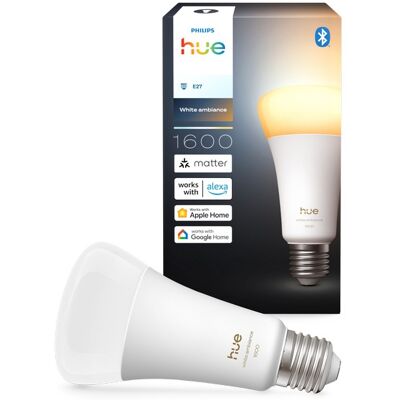 8720169364288 Philips Hue White Ambiance LED žiarovka E27 11,8W/1600lm 1000-20000K biela 8720169364288 Philips Hue White Ambiance LED žiarovka E27 11,8W/1600lm 1000-20000K biela