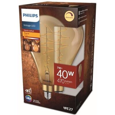Philips 8719514313767 LED žiarovka E27 7W/40W 470lm 1800K A160 GOLD stmievateľná Philips 8719514313767 LED žiarovka E27 7W/40W 470lm 1800K A160 GOLD stmievateľná