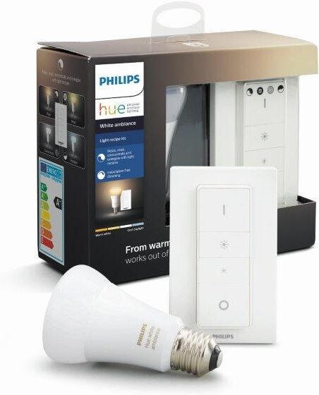 Philips Hue White Ambience LRK E27 8.5W A19 2200-6500K + switch BlueTooth