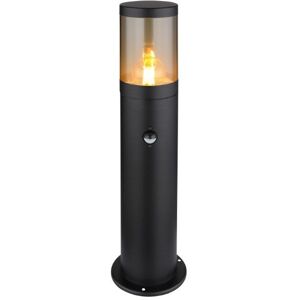 GLOBO lighting GLOBO 32015BSS XELOO vonkajšie stojanové svietidlo/stĺpik so senzorom V500mm 1xE27 IP44 matná čierna, dymová GLOBO lighting GLOBO 32015BSS XELOO vonkajšie stojanové svietidlo/stĺpik so senzorom V500mm 1xE27 IP44 matná čierna, dymová