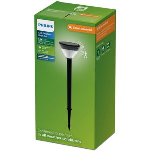 Solárny záhradný stĺpik LED 2700K čierna IP44 PHILIPS Kyna 8721103105615 Solárny záhradný stĺpik LED 2700K čierna IP44 PHILIPS Kyna 8721103105615
