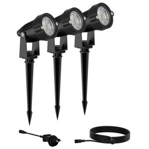 Philips 8720169269392 GardenLink Low Volt Caper nízkonapäťové vonkajšie svietidlo/reflektor 24V LED 3x1,5W/180lm 2700K IP44 čierna 3-set+adaptér+kábel 5m Philips 8720169269392 GardenLink Low Volt Caper nízkonapäťové vonkajšie svietidlo/reflektor 24V LED 3x1,5W/180lm 2700K IP44 čierna 3-set+adaptér+kábel 5m