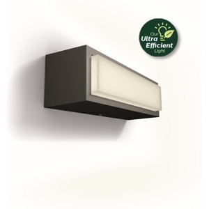 Philips 8720169263697 UltraEfficient Stratosphere vonkajšie nástenné svietidlo LED 3,8W/800lm 2700K IP44 antracit Philips 8720169263697 UltraEfficient Stratosphere vonkajšie nástenné svietidlo LED 3,8W/800lm 2700K IP44 antracit