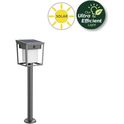 Philips 8720169362109 UltraEfficient Blaise solárne stojanové svietidlo/stĺpik zapichovací so senzorom LED V490mm + hrot203mm 1,5W 250/20lm 3000K IP44 antracitová Philips 8720169362109 UltraEfficient Blaise solárne stojanové svietidlo/stĺpik zapichovací so senzorom LED V490mm + hrot203mm 1,5W 250/20lm 3000K IP44 antracitová