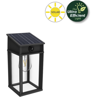 Philips 8720169361843 UltraEfficient Geri solárne nástenné svietidlo so senzorom LED 3,2W/500lm 4000K IP44 antracitová Philips 8720169361843 UltraEfficient Geri solárne nástenné svietidlo so senzorom LED 3,2W/500lm 4000K IP44 antracitová