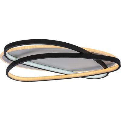 Stropné svietidlo LED 3000–6000K čierna IP20 Rabalux BRANTIEL 71470 Stropné svietidlo LED 3000–6000K čierna IP20 Rabalux BRANTIEL 71470
