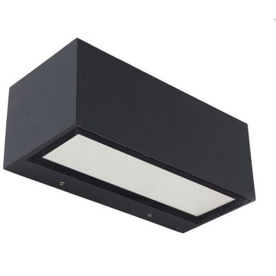 LUTEC 5189112118 GEMINI nástenné LED svietidlo 21W 3000K IP54 tmavá šedá LUTEC 5189112118 GEMINI nástenné LED svietidlo 21W 3000K IP54 tmavá šedá