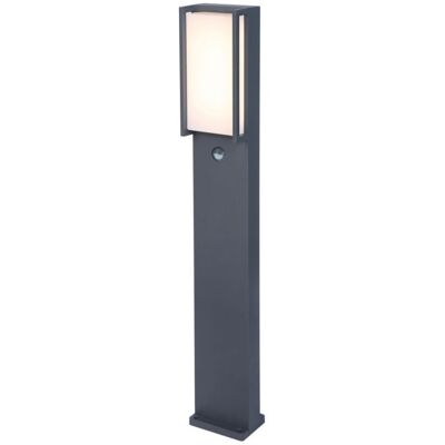 LUTEC 7193004118 QUBO exteriérový záhradný stĺpik LED 17W 1000lm 3000K IP54 tmavá šedá, pohybový senzor LUTEC 7193004118 QUBO exteriérový záhradný stĺpik LED 17W 1000lm 3000K IP54 tmavá šedá, pohybový senzor
