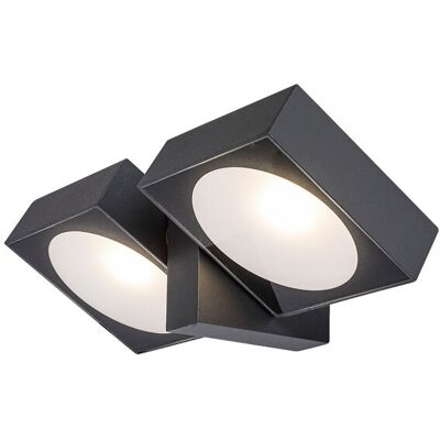 RABALUX 77101 Telde vonkajšie nástenné svietidlo LED 14W/900lm 3000K IP54 antracit, priehľadná RABALUX 77101 Telde vonkajšie nástenné svietidlo LED 14W/900lm 3000K IP54 antracit, priehľadná