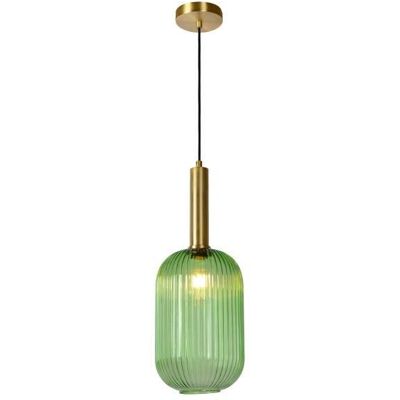 LUCIDE 45386/20/33 MALOTO závesné svietidlo Ø 20cm E27/40W zelená/zlatá LUCIDE 45386/20/33 MALOTO závesné svietidlo Ø 20cm E27/40W zelená/zlatá