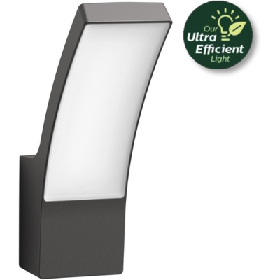 Philips 8720169263796 UltraEfficient Splay vonkajšie nástenné svietidlo LED 3,8W/800lm 2700K IP44 antracit Philips 8720169263796 UltraEfficient Splay vonkajšie nástenné svietidlo LED 3,8W/800lm 2700K IP44 antracit