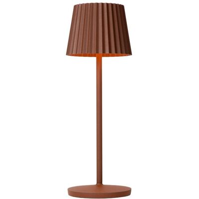 LUCIDE 27889/02/97 JUSTINE vonkajšia dotyková stolná lampička LED V380mm 2W/210lm 2700K IP54 hrdzavohnedá, bezdrôtová nabíjacia podložka LUCIDE 27889/02/97 JUSTINE vonkajšia dotyková stolná lampička LED V380mm 2W/210lm 2700K IP54 hrdzavohnedá, bezdrôtová nabíjacia podložka