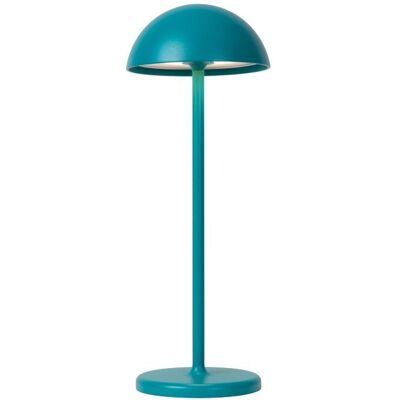 LUCIDE 15500/02/37 JOY vonkajšia dotyková stolná lampička LED V320mm 1,5W/180lm 3000K IP54 tyrkysová, nabíjateľná batéria, USB kábel LUCIDE 15500/02/37 JOY vonkajšia dotyková stolná lampička LED V320mm 1,5W/180lm 3000K IP54 tyrkysová, nabíjateľná batéria, USB kábel