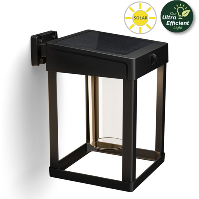 Philips 8720169263918 UltraEfficient Solar Camill solárne nástenné svietidlo so senzorom LED 1,4W 250/25lm 3000K IP44 čierna Philips 8720169263918 UltraEfficient Solar Camill solárne nástenné svietidlo so senzorom LED 1,4W 250/25lm 3000K IP44 čierna