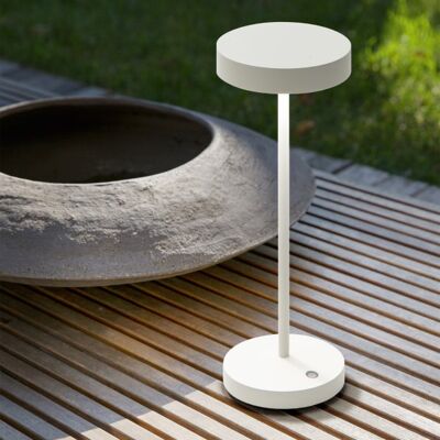 Ideal lux 311715 OUTDOOR TOFFEE vonkajšia dotyková stolná lampička LED V320mm 2W 230/180lm 3000K IP54 biela, nabíjateľná batéria, ON/OFF Ideal lux 311715 OUTDOOR TOFFEE vonkajšia dotyková stolná lampička LED V320mm 2W 230/180lm 3000K IP54 biela, nabíjateľná batéria, ON/OFF