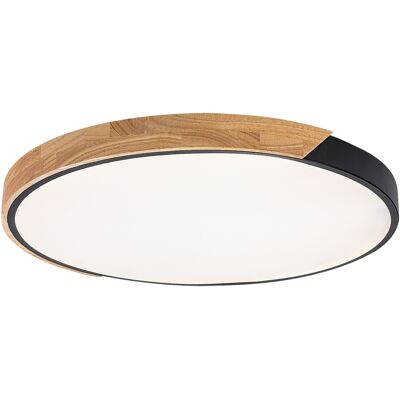 Stropné svietidlo LED 3000 / 4000 / 6500K čierna, drevo IP20 Rabalux MAPLE2 71418 Stropné svietidlo LED 3000 / 4000 / 6500K čierna, drevo IP20 Rabalux MAPLE2 71418