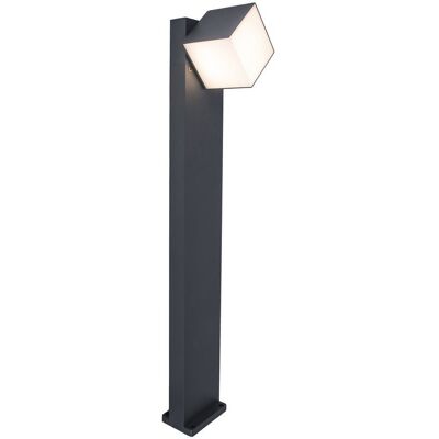 7193802118 LUTEC CUBA záhradný LED stĺpik s otočnou hlavou 12,2W 500lm 3000K tmavo šedá IP54 7193802118 LUTEC CUBA záhradný LED stĺpik s otočnou hlavou 12,2W 500lm 3000K tmavo šedá IP54
