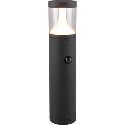 Záhradné stĺpikové svietidlo so senzorom 1x LED 1500lm 2200 / 3000 / 4000K antracitová IP54 TRIO TAGUS 538569142 Záhradné stĺpikové svietidlo so senzorom 1x LED 1500lm 2200 / 3000 / 4000K antracitová IP54 TRIO TAGUS 538569142