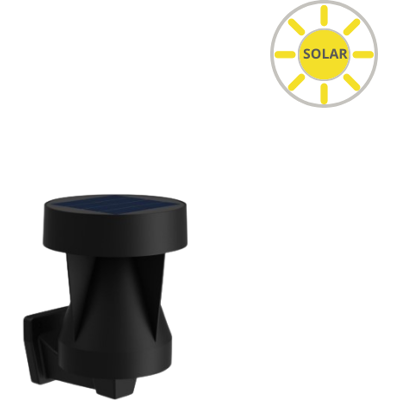Philips 8720169386853 Avery solárne nástenné svietidlo LED 1,8W/200lm 2700K IP44 čierna Philips 8720169386853 Avery solárne nástenné svietidlo LED 1,8W/200lm 2700K IP44 čierna