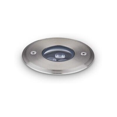 Ideal Lux 255651 FLOOR vonkajšie zápustné svietidlo do zeme LED D90mm 3W/390lm 3000K IP67 oceľ Ideal Lux 255651 FLOOR vonkajšie zápustné svietidlo do zeme LED D90mm 3W/390lm 3000K IP67 oceľ