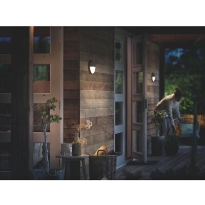Philips 16456/93/16 Capricorn LED nástenné svietidlo so senzorom 1x6W IP44 Philips 16456/93/16 Capricorn LED nástenné svietidlo so senzorom 1x6W IP44