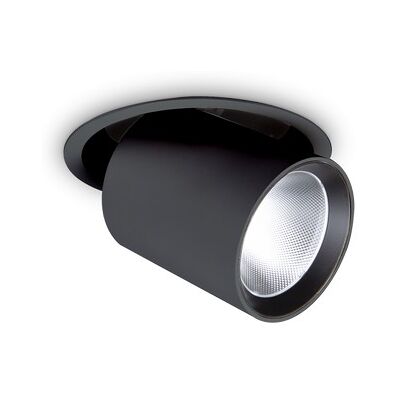 Zapustené bodové svietidlo LED 4000K čierna IP20 Ideal Lux NOVA 370187 Zapustené bodové svietidlo LED 4000K čierna IP20 Ideal Lux NOVA 370187
