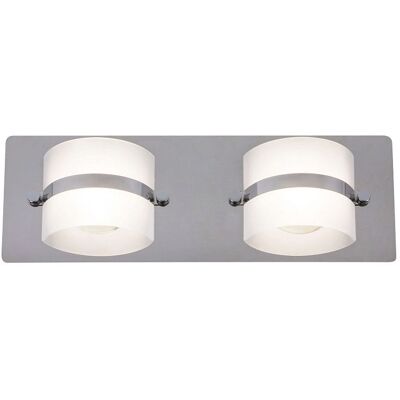 RABALUX 5490 Tony kúpeľňové sviet. zabud. LED 2x5W IP44 4000K chróm RABALUX 5490 Tony kúpeľňové sviet. zabud. LED 2x5W IP44 4000K chróm