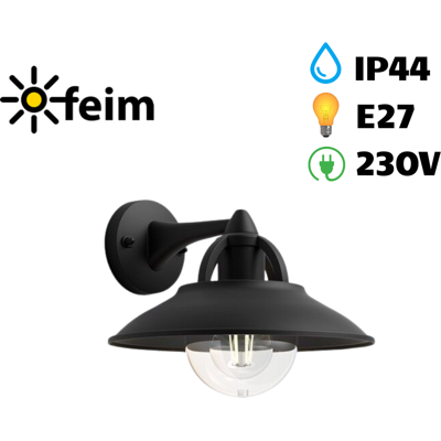 Philips 17381/30/PN Cormorant nástenné exteriérové svietidlo 1xE27 IP44 čierna Philips 17381/30/PN Cormorant nástenné exteriérové svietidlo 1xE27 IP44 čierna