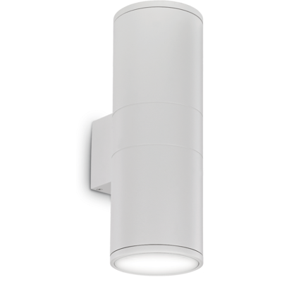 Exteriérové nástenné svietidlo Ideal lux 092300 GUN AP2 BIG BIANCO 2xE27 60W IP54 IP54 Exteriérové nástenné svietidlo Ideal lux 092300 GUN AP2 BIG BIANCO 2xE27 60W IP54 IP54