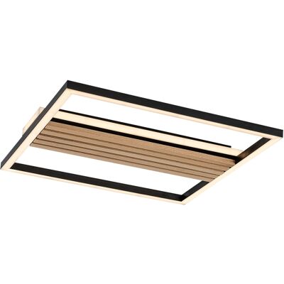 Stropné svietidlo LED 3000 / 4500 / 6000K čierna, drevo IP20 Rabalux NOXELLE 71458 Stropné svietidlo LED 3000 / 4500 / 6000K čierna, drevo IP20 Rabalux NOXELLE 71458