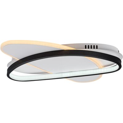 Stropné svietidlo LED 3000–6000K čierna IP20 Rabalux BRANTIEL 71469 Stropné svietidlo LED 3000–6000K čierna IP20 Rabalux BRANTIEL 71469