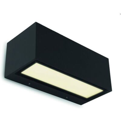 LUTEC 5189112012 GEMINI exteriérové nástenné svietidlo LED 21W 1230lm 3000K IP54 matná čierna LUTEC 5189112012 GEMINI exteriérové nástenné svietidlo LED 21W 1230lm 3000K IP54 matná čierna