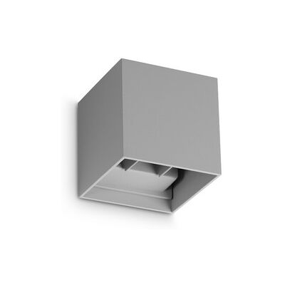 Vonkajšie nástenné svietidlo LED 3000K šedá IP54 Ideal Lux ATOM 366821 Vonkajšie nástenné svietidlo LED 3000K šedá IP54 Ideal Lux ATOM 366821
