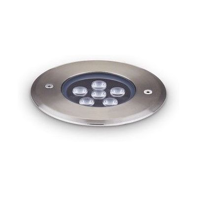 Ideal Lux 255668 FLOOR vonkajšie zápustné svietidlo do zeme LED D120mm 6W/780lm 3000K IP67 oceľ Ideal Lux 255668 FLOOR vonkajšie zápustné svietidlo do zeme LED D120mm 6W/780lm 3000K IP67 oceľ