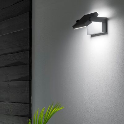 Ideal lux 326863 OUTDOOR SWIPE vonkajšie nástenné svietidlo LED 20,5W 2000/1390lm 3000K IP54 šedá Ideal lux 326863 OUTDOOR SWIPE vonkajšie nástenné svietidlo LED 20,5W 2000/1390lm 3000K IP54 šedá