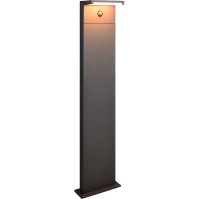 Záhradné stĺpikové svietidlo so senzorom 1x LED 1500lm 2200 / 3000 / 4000K antracitová IP54 TRIO RAVI 438669142 Záhradné stĺpikové svietidlo so senzorom 1x LED 1500lm 2200 / 3000 / 4000K antracitová IP54 TRIO RAVI 438669142