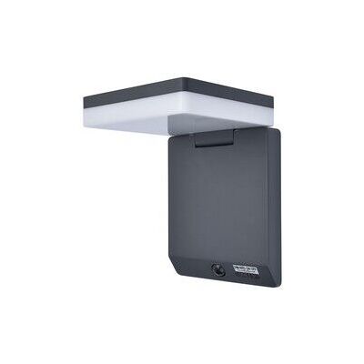 LUTEC 6943101012 MOZE exteriérové solárne nástenné svietidlo LED 8W 1000lm 4000K IP44 matná čierna so senzorom LUTEC 6943101012 MOZE exteriérové solárne nástenné svietidlo LED 8W 1000lm 4000K IP44 matná čierna so senzorom