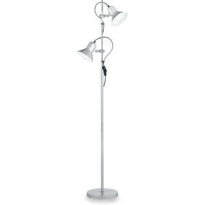 Stojanové svietidlo Ideal lux 061115 POLLY PT2 ARGENTO 2xE27 60W Stojanové svietidlo Ideal lux 061115 POLLY PT2 ARGENTO 2xE27 60W