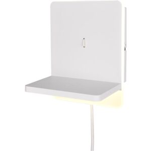 TRIO 248670131 FAIRFIELD nástenné svietidlo s vypínačom SMD LED 9W/950lm 3000K biela matná, USB port, nabíjacia stanica TRIO 248670131 FAIRFIELD nástenné svietidlo s vypínačom SMD LED 9W/950lm 3000K biela matná, USB port, nabíjacia stanica