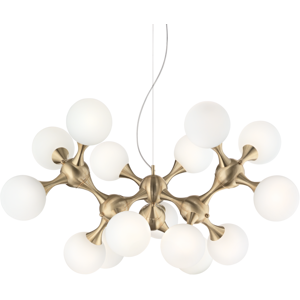 Ideal Lux IdealLux 241012 NODI SP15 závestné svietidlo 150mm E14 15x40W IP20 matná mosadz Ideal Lux IdealLux 241012 NODI SP15 závestné svietidlo 150mm E14 15x40W IP20 matná mosadz