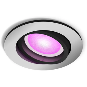 Philips Hue White and color ambiance 8720169318793 Centura zápustné svietidlo D90mm GU10 4,2W/350lm 2000-6500K+RGB hliník Philips Hue White and color ambiance 8720169318793 Centura zápustné svietidlo D90mm GU10 4,2W/350lm 2000-6500K+RGB hliník