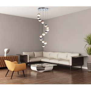 ITALUX PND-13112146-14A-CR Mocado závesné svietidlo LED D510mm 58,8W/3528lm 3000K chróm ITALUX PND-13112146-14A-CR Mocado závesné svietidlo LED D510mm 58,8W/3528lm 3000K chróm