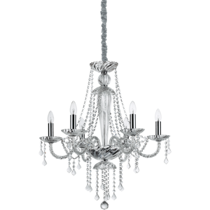 Závesné svietidlo/Luster Ideal lux 168753 AMADEUS SP6 6xE14 40W chróm Závesné svietidlo/Luster Ideal lux 168753 AMADEUS SP6 6xE14 40W chróm
