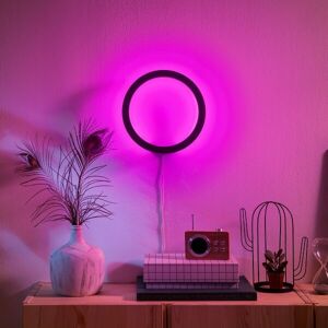Philips Hue White and color ambiance 8719514343382 Sana nástenné svietidlo LED 20W/1500lm 2000-6500K+RGB čierna bluetooth Philips Hue White and color ambiance 8719514343382 Sana nástenné svietidlo LED 20W/1500lm 2000-6500K+RGB čierna bluetooth
