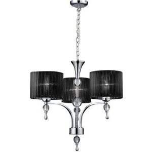 AZZARDO AZ0498 DECOline IMPRESS 3 BLACK stropné závesné svietidlo 3xE27 50W IP20 čierna AZZARDO AZ0498 DECOline IMPRESS 3 BLACK stropné závesné svietidlo 3xE27 50W IP20 čierna