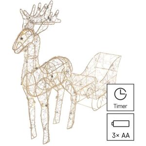 EMOS DCFC28 vianočná dekorácia sob 50 LED V47cm 1,2W teplá biela, farba drôtu - transparentná, časovač, 3xAA excl. EMOS DCFC28 vianočná dekorácia sob 50 LED V47cm 1,2W teplá biela, farba drôtu - transparentná, časovač, 3xAA excl.