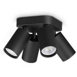 Stropné svietidlo 4x GU10 čierna IP20 Ideal Lux DYNAMITE 371290 Stropné svietidlo 4x GU10 čierna IP20 Ideal Lux DYNAMITE 371290