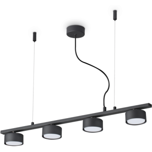 Ideal Lux IdealLux 235455 MINOR LINEAR SP4 závesné svietidlo GX53 4x15W IP20 čierna Ideal Lux IdealLux 235455 MINOR LINEAR SP4 závesné svietidlo GX53 4x15W IP20 čierna